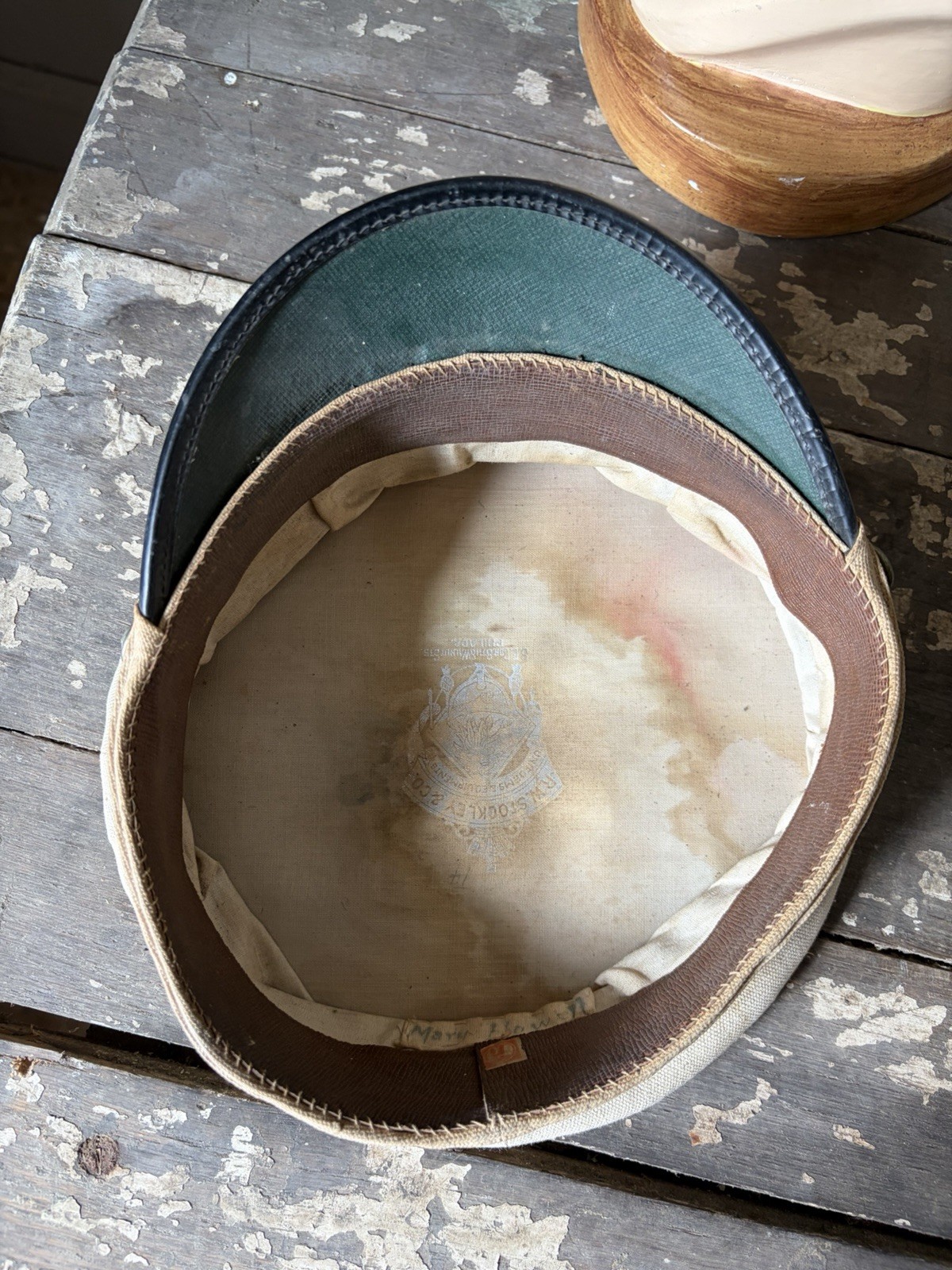 Antique Women’s Marching Band Music Cap Hat Parade Uniform R.W. Stockley & Co