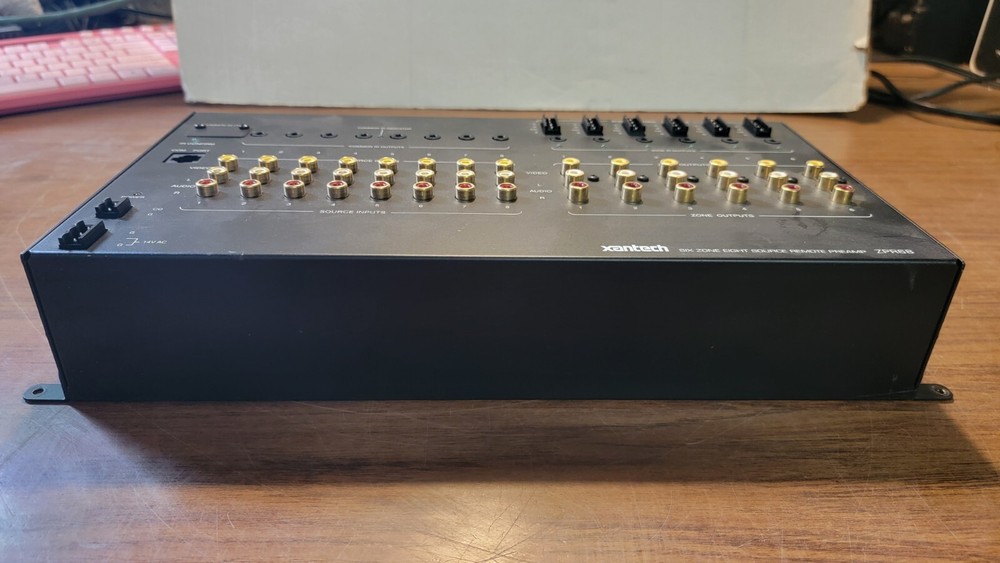 Xantech ZPR68 Six Zone Eight Source Remote Preamp
