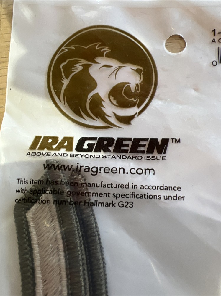 US Army Private PV2 E-2 Chevrons, Silverish /green ,Patch Set, Small, NEW!