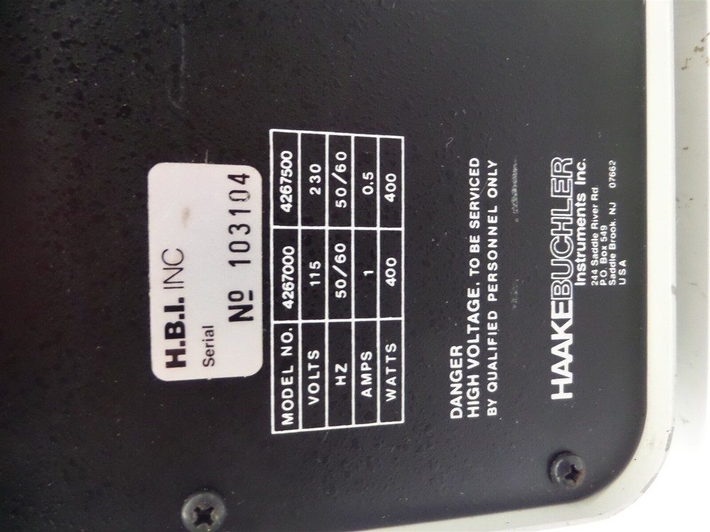 Haake Buchler Instruments MCP2500 Microprocessor Pump