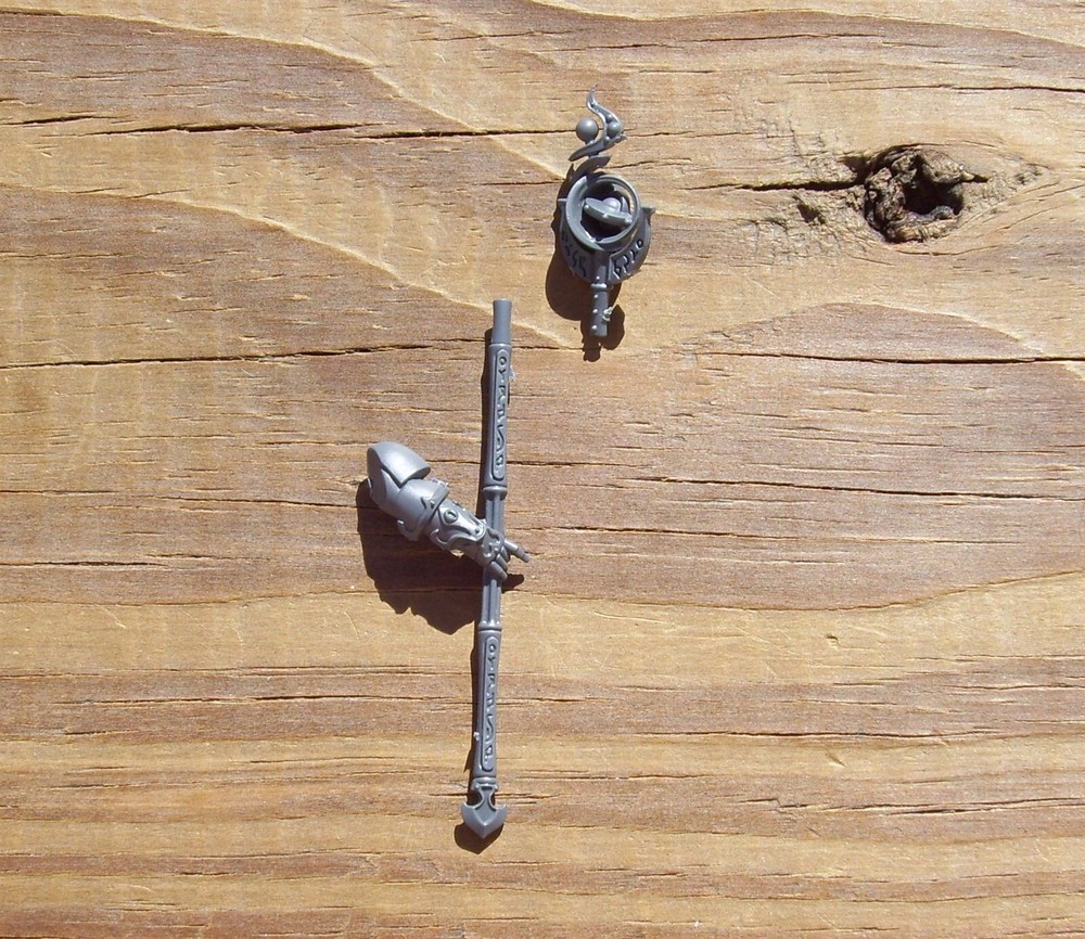 40K Thousand Sons Exalted Sorcerers Force Stave Gyroscope Headed Bits