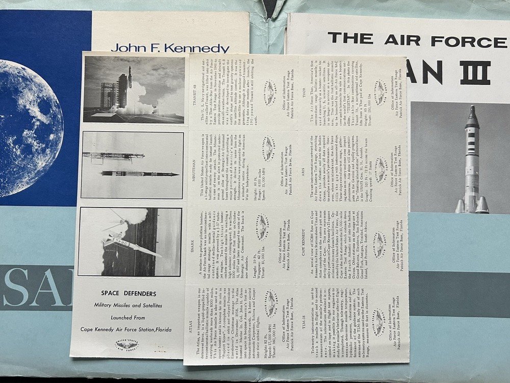 1966-1967 U.S. Air Force Systems Command Press Information Kit Folder Lot
