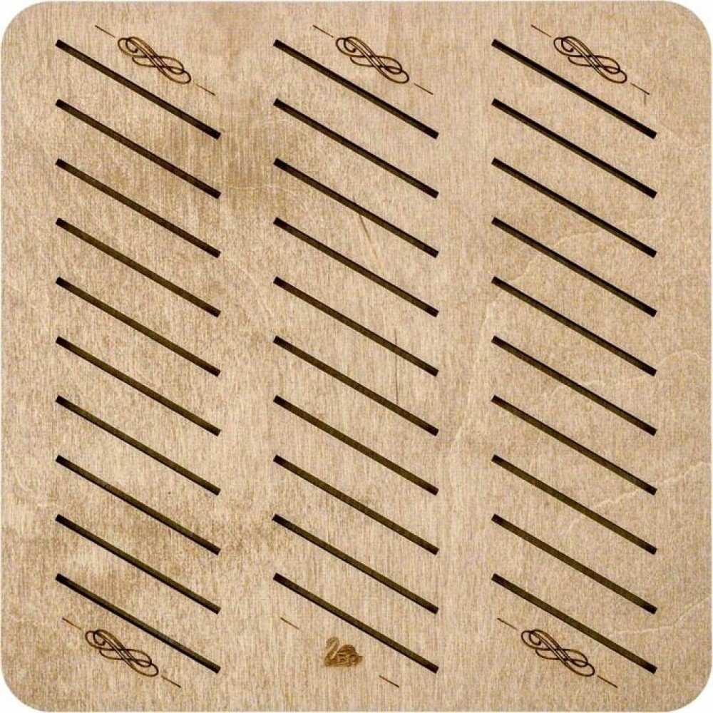 Plywood Needlework Box + 32 spools Needlework Organizer Thread/Floss organizer