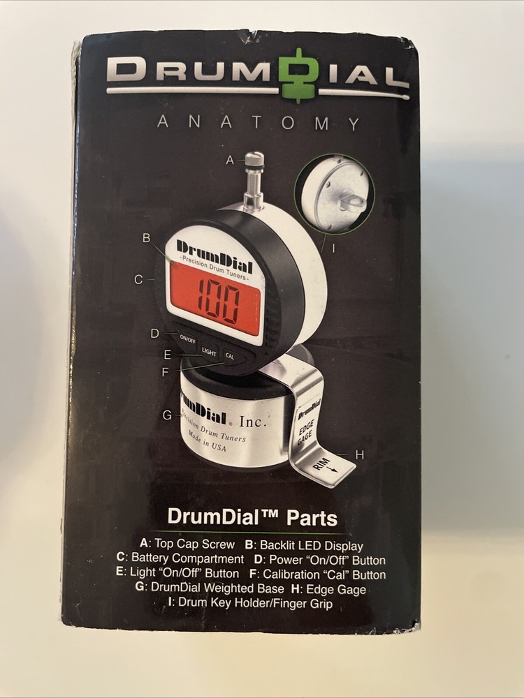 DrumDial Digital Precision Drum Tuner New