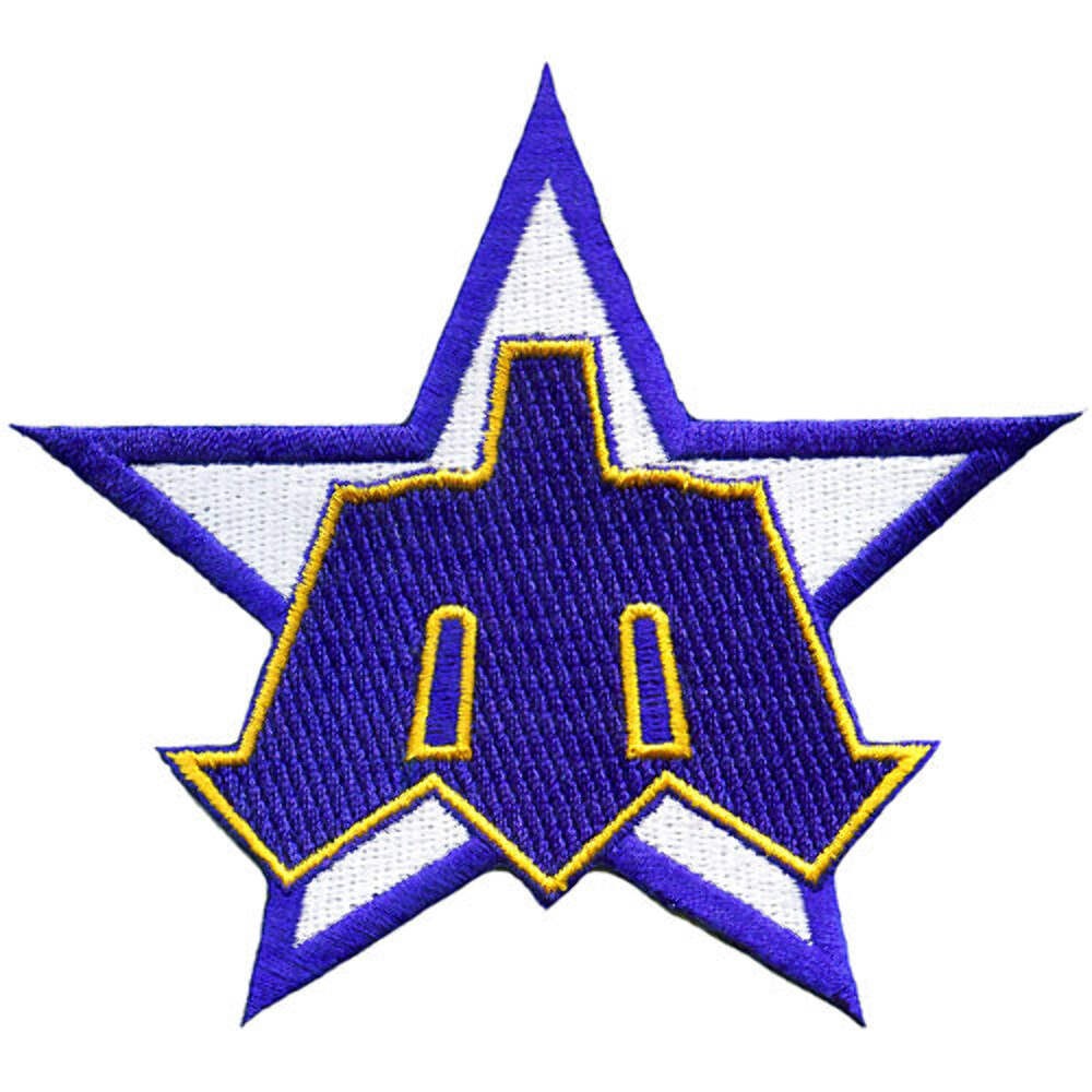 Seattle Mariners Retro Throwback Primary Team Logo 1980's Patch Jersey Emblem