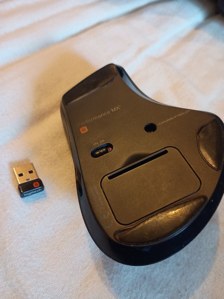 Logitech Performance MX Mouse Darkfield Glass Battery