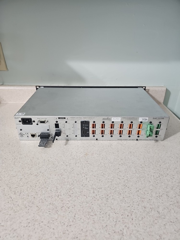 BIAMP Systems Audia Flex Model TI-2 Digital Audio Processor *SEE DESCRIPTION*