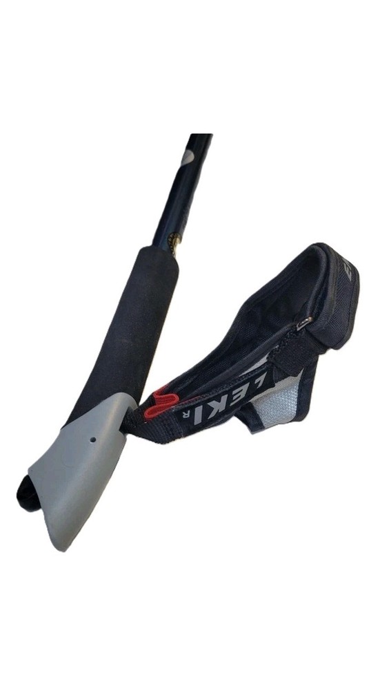 LEKI Nordic Walking Instructor Fully Adjustable Walking Pole 100130cm Light Blue