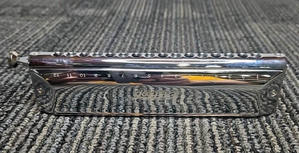 Easttop Chromatic 16-64 C Silver Harmonica with Case