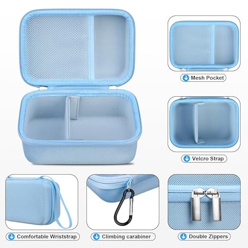 Carrying Case for Phomemo M150 Label Maker Machine, Hard Storage Box for Blue