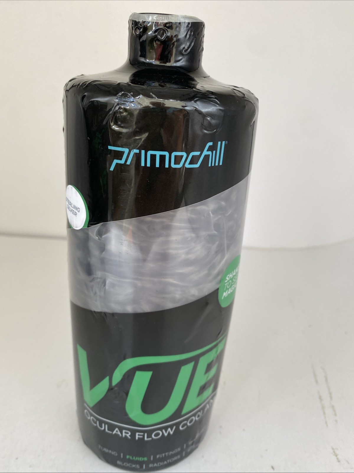 Primochill Vue - PC Water Cooling Fluid Coolant Sterling Silver Visual Flow NEW