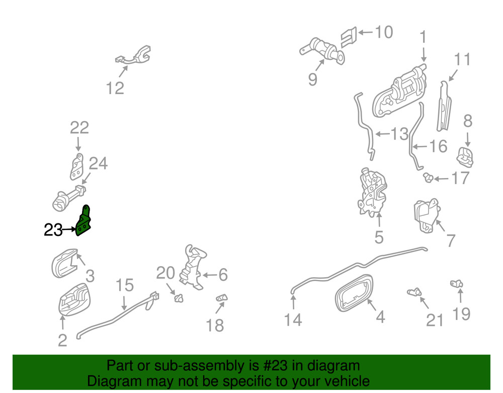 Genuine Nissan Door Hinge 80421-4Z030