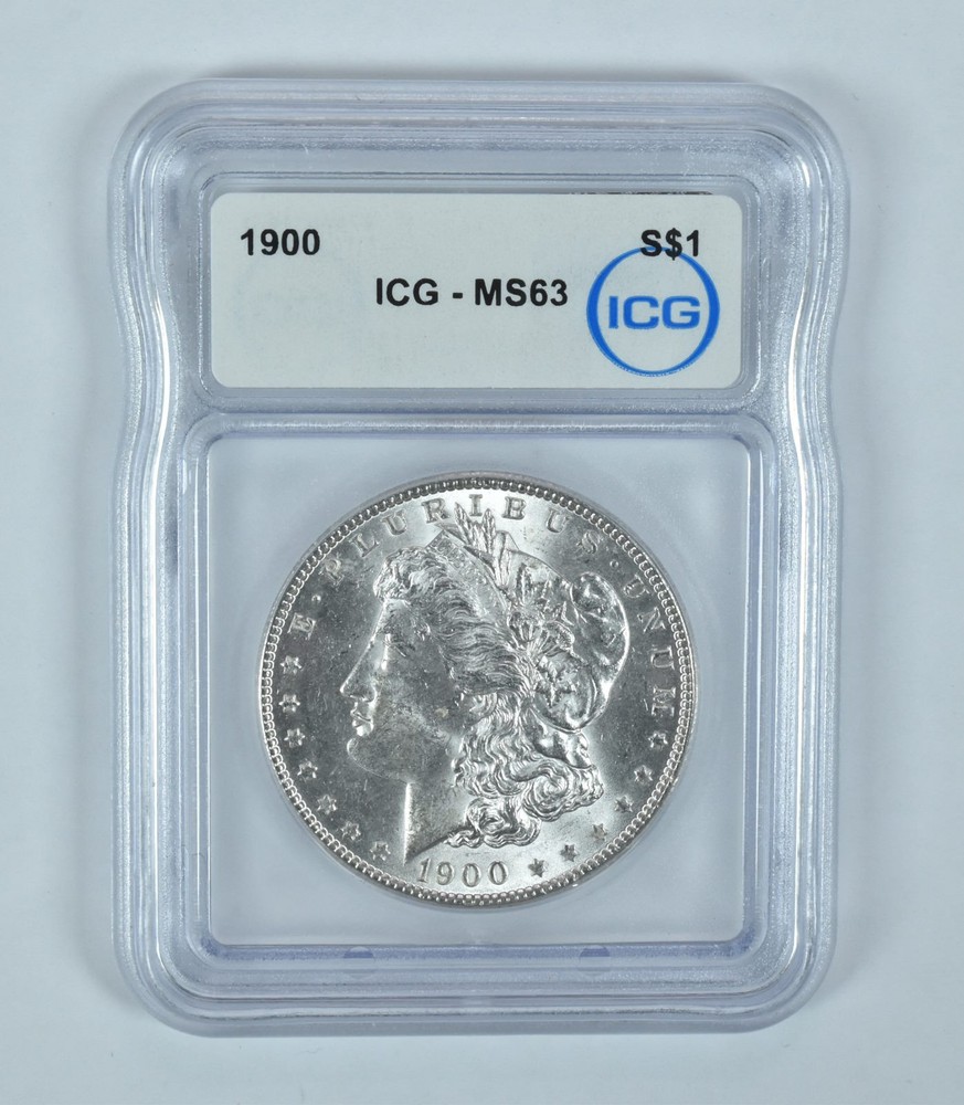 1900 Morgan Silver Dollar MS63 ICG
