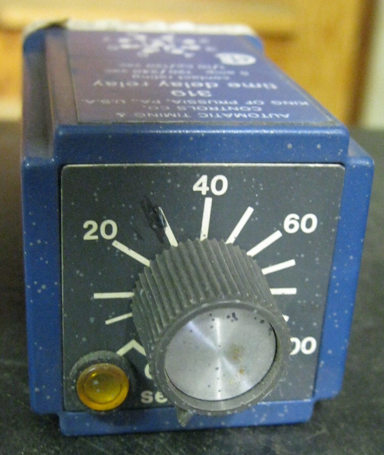 Automatic Timing and Controls Co. 319 Time Delay Relay 0-100 Seconds