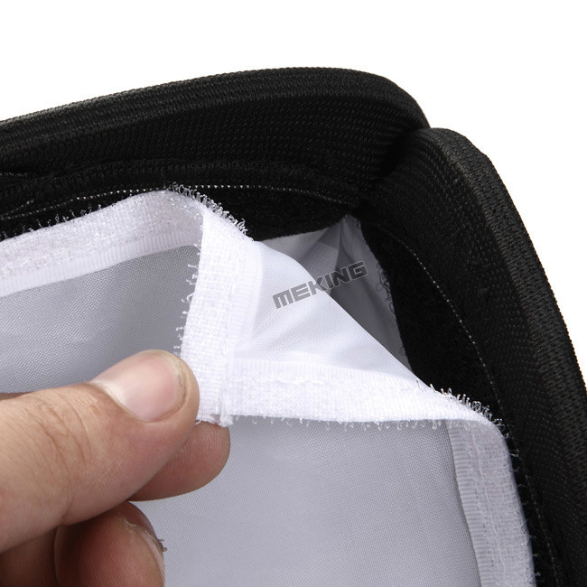 23cm 9in Mini Portable Foldable Softbox Diffuser For Speedlight Speedlite Flash