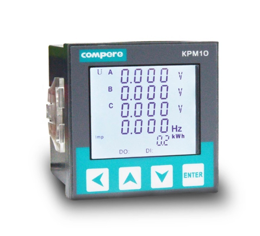Three-Phase Panel-Mounted Electricity Meter Maximum Demand Monitoring Meter