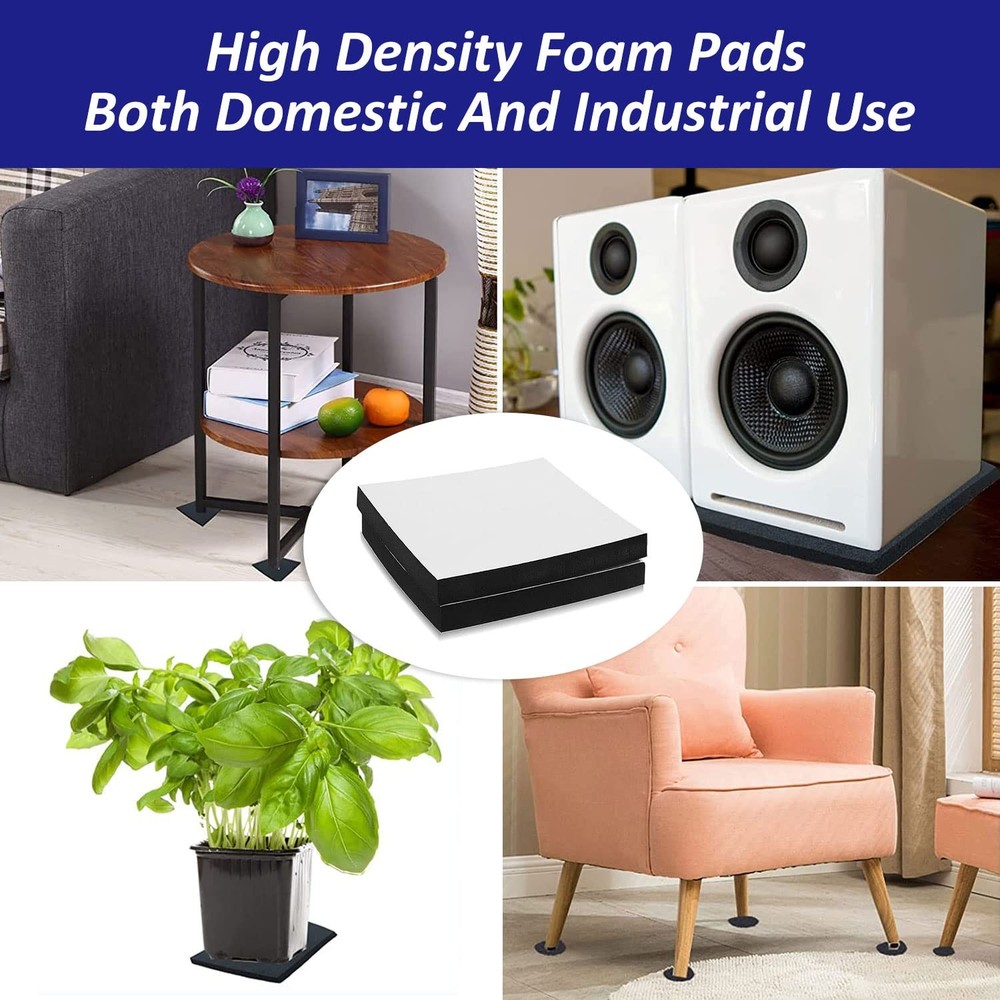 Foam Padding Sheets with Adhesive Backing - 3/4" Thick Self 4In*4In*3/4In