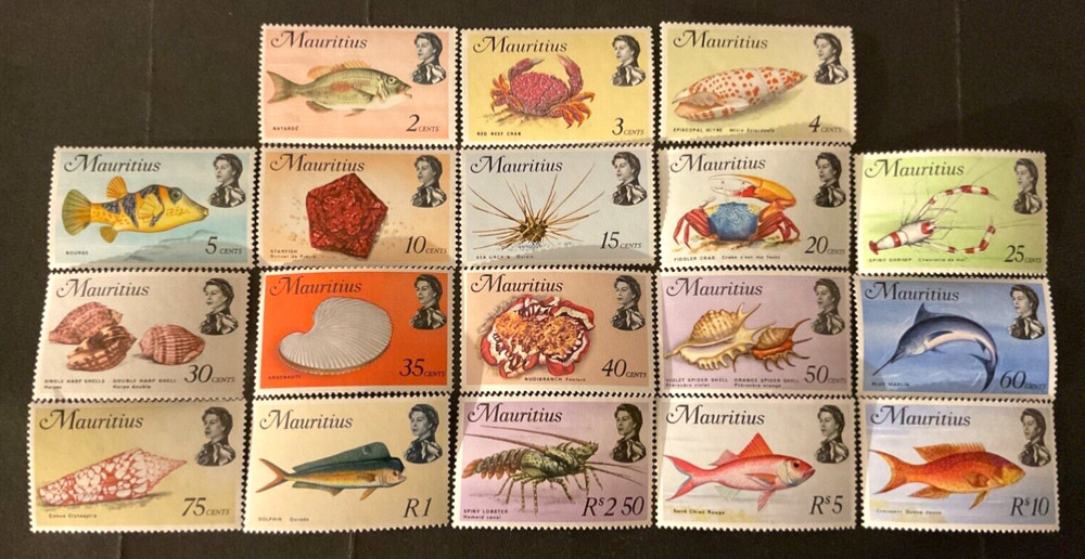 Mauritius Scott #678-81 never hinged