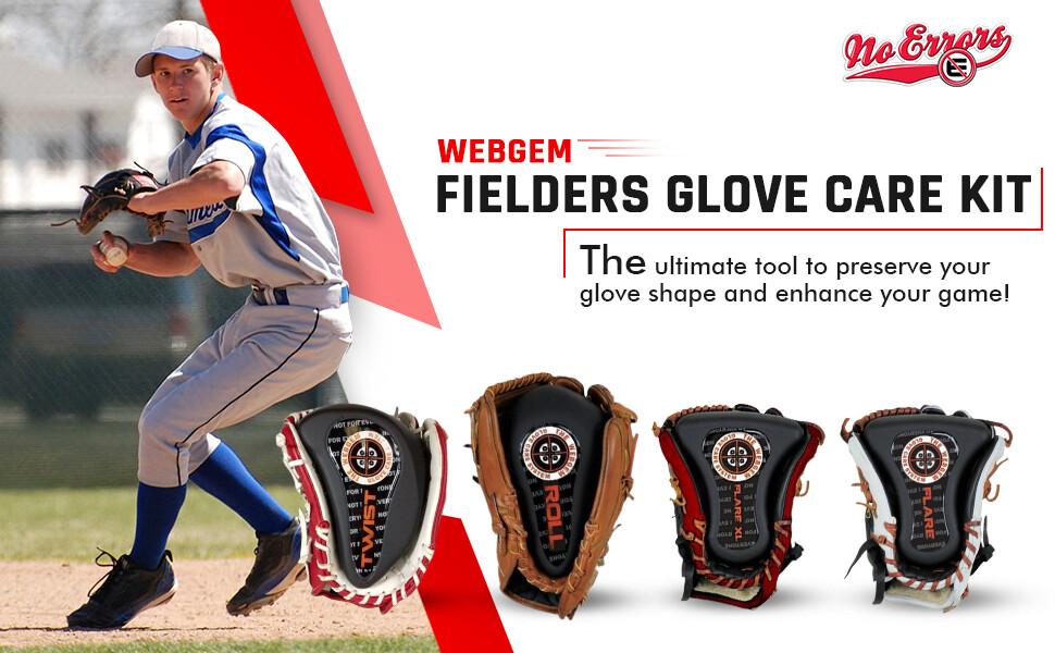 No Errors Webgem Fielder’s Glove Care System Reduces Glove Break-in Time