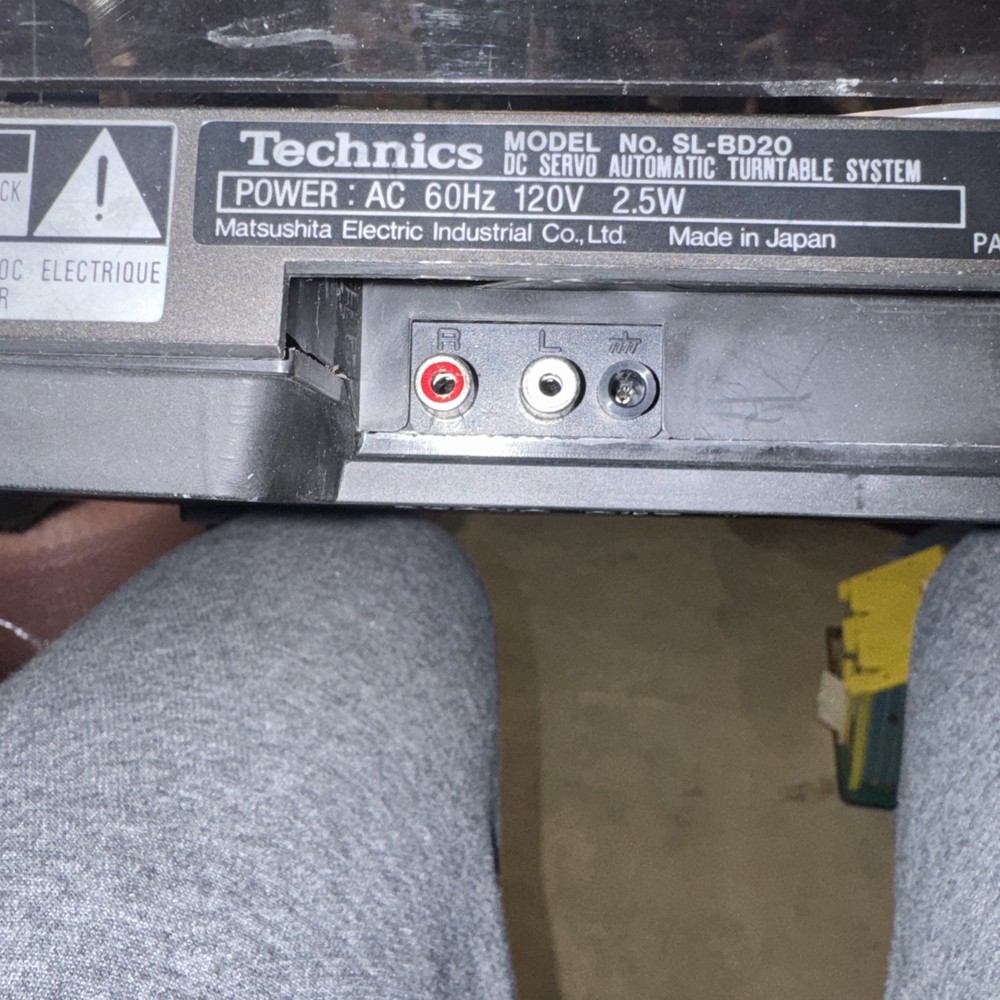 Technics SL-BD20 Automatic Turntable | Working Motor & Auto-Stop | Needs Belt