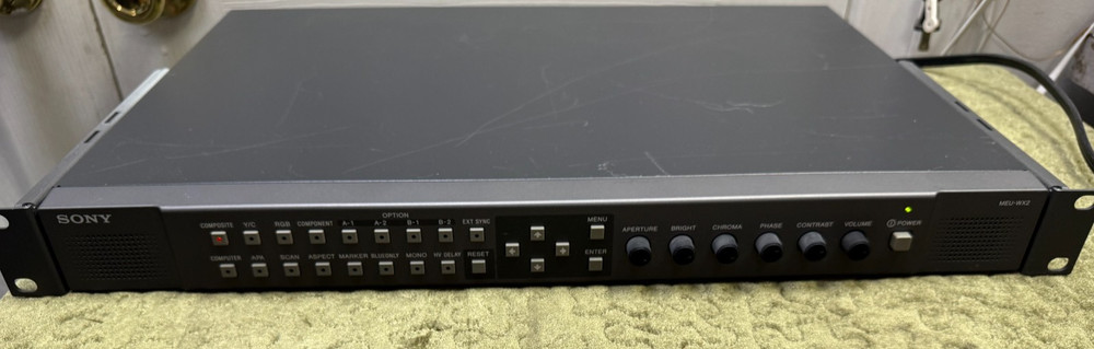 Sony MEU-WX2 MultiFormat Engine Unit Video Signal Processor Powers On