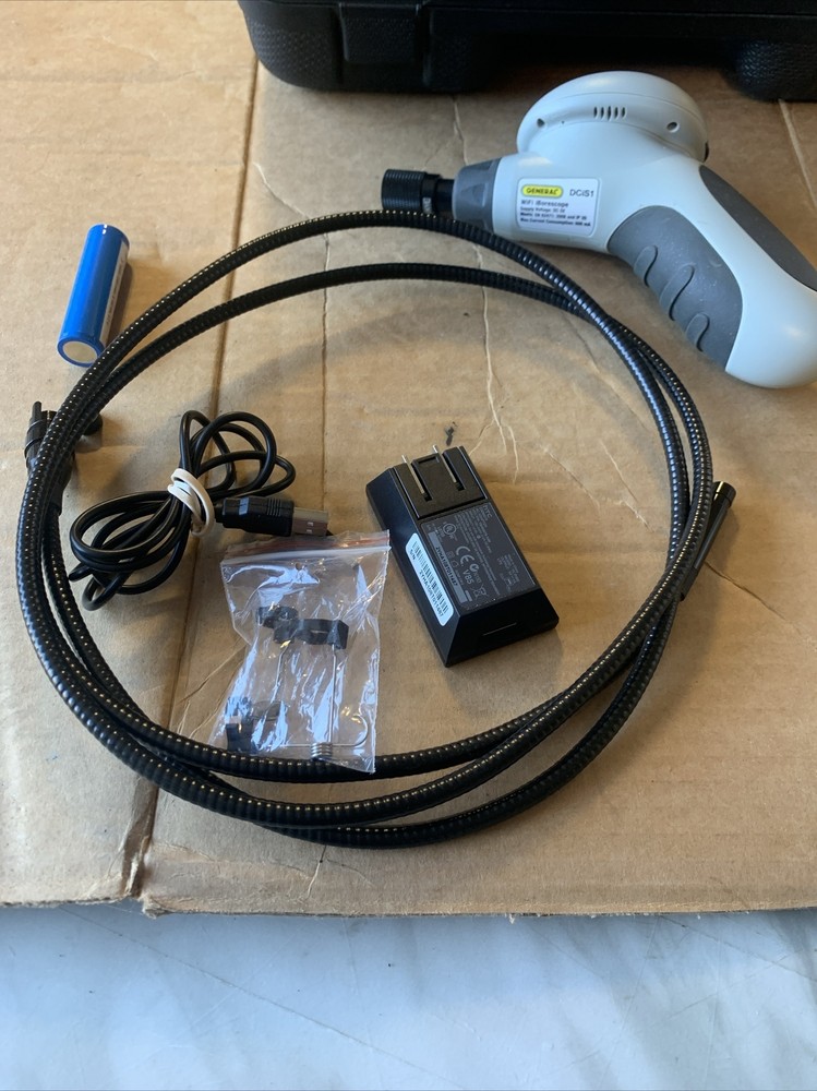 General Tools DCiS1 Wi-Fi Borescope - Real-Time Video Capture, Large Display