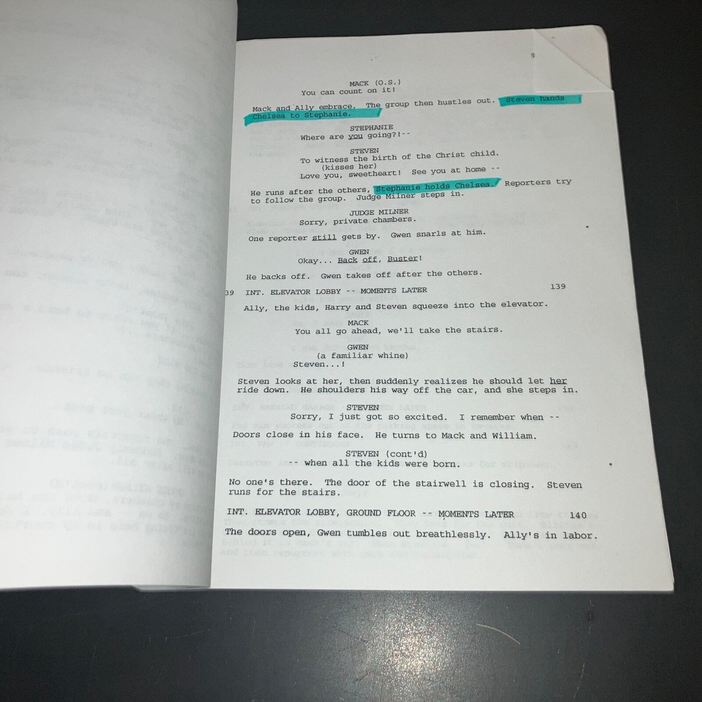 THE CALLING (6/1/98) Final White Draft 101 w/HIGHLIGHTS & NOTES + COA!
