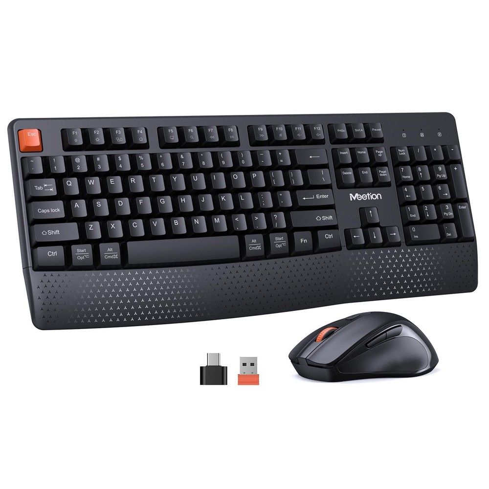 MEETION New Wireless Keyboard and Mouse, Computer Keyboard Mouse Combo, 3 DPI...