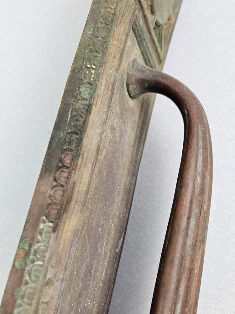 Antique Copper Door Handle Large