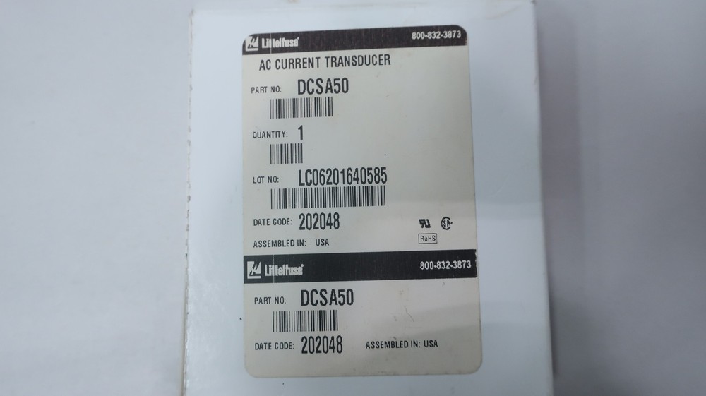 Littelfuse DCSA50 Current Transducer 30v-dc