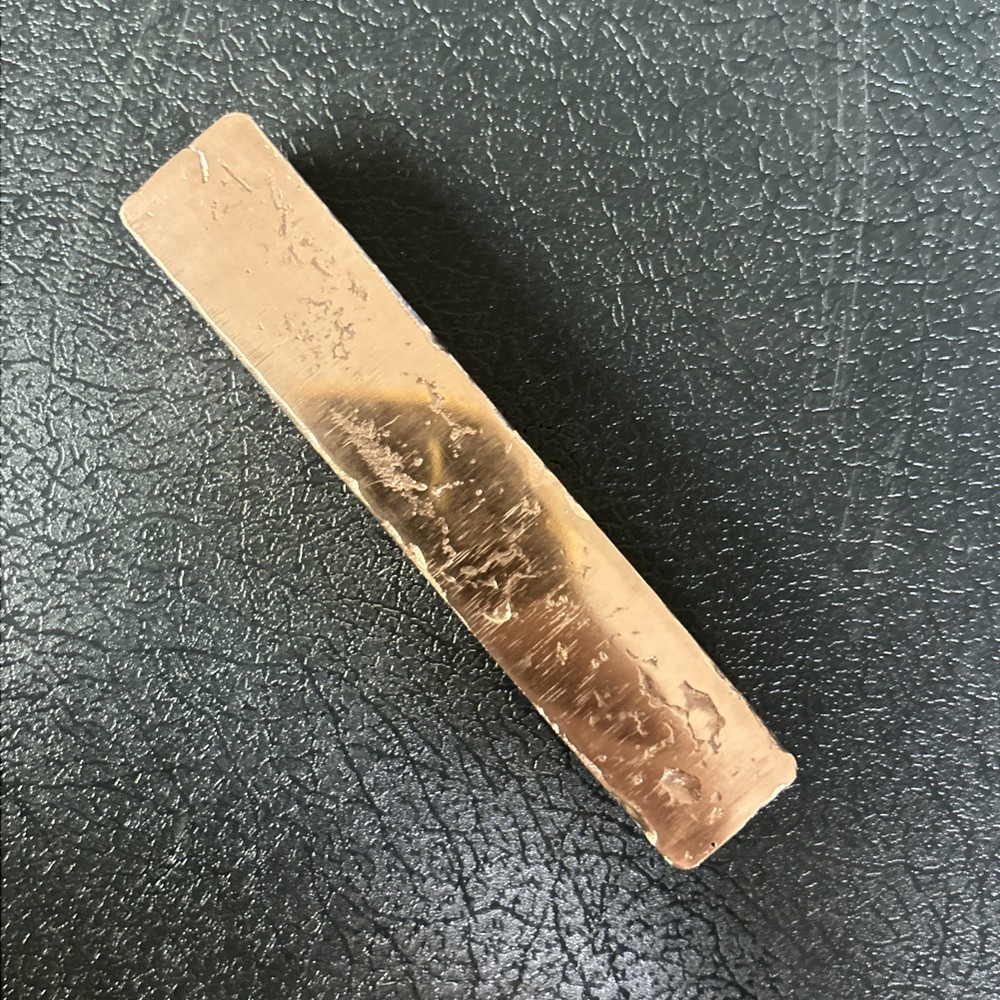 1LB Copper Bar Hand Poured