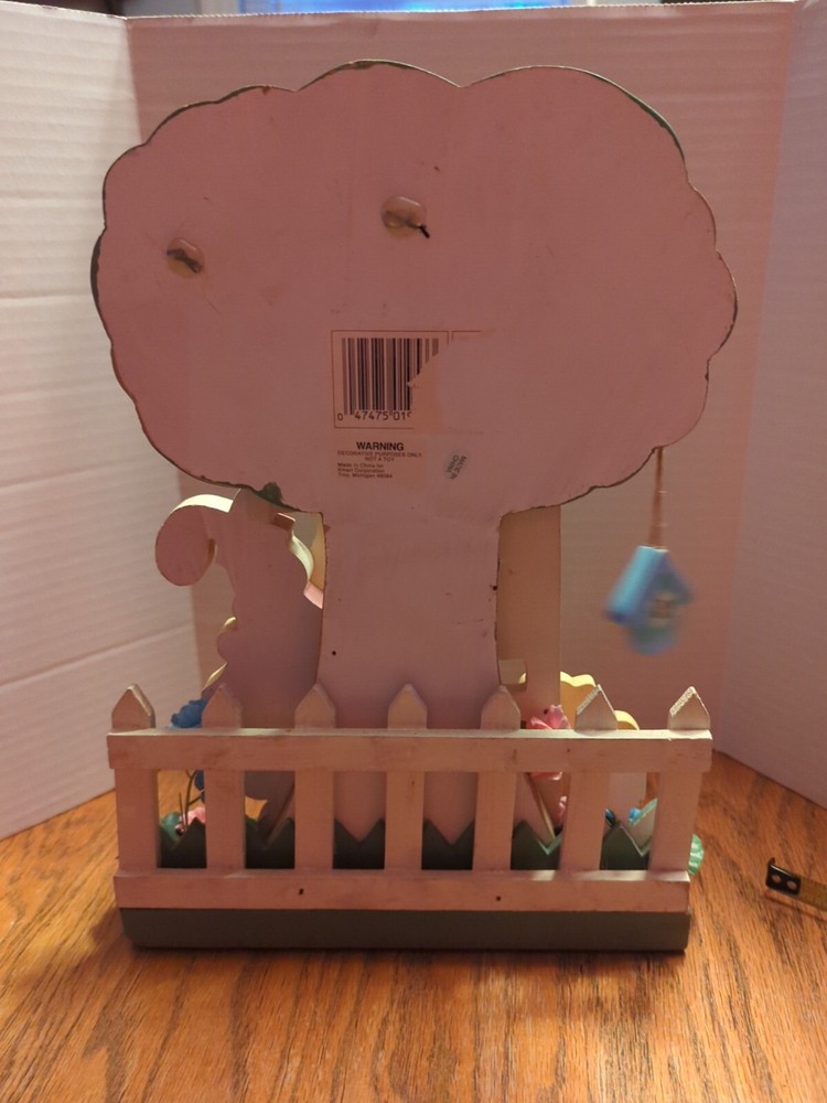 Wood Easter Bunny Easter Decoration Shelf Sitter