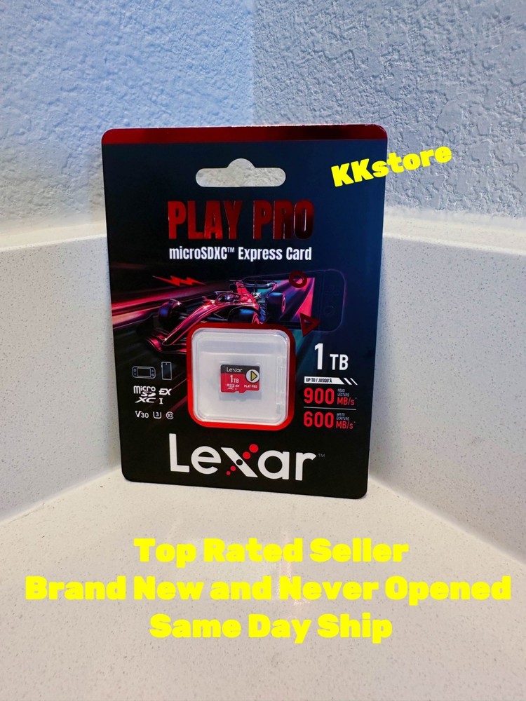 Lexar 1TB Play PRO microSD Express Card SAME DAY SHIP Switch 2 compatible