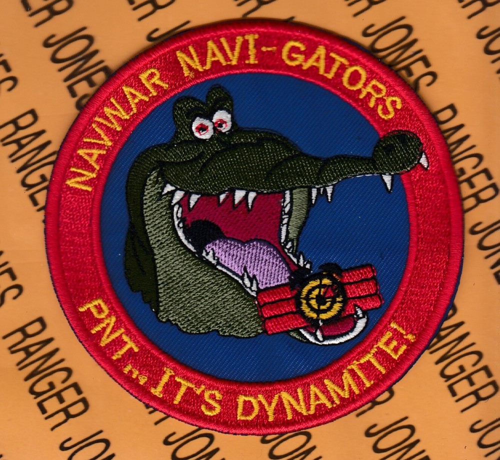 USN Navy Navy Warfare Gators 3.75" patch c/e