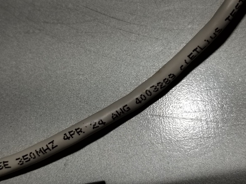 UPG Cable 24/4P 350MHz Cat5E Plenum U/UTP Network Cable CMP White /100ft