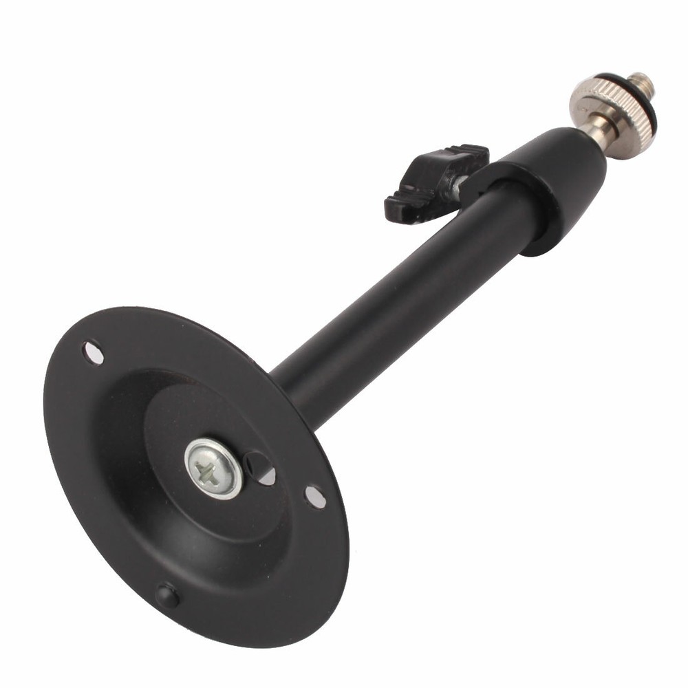 Metal Security Housing Mount Bracket for CCTV Camera Black