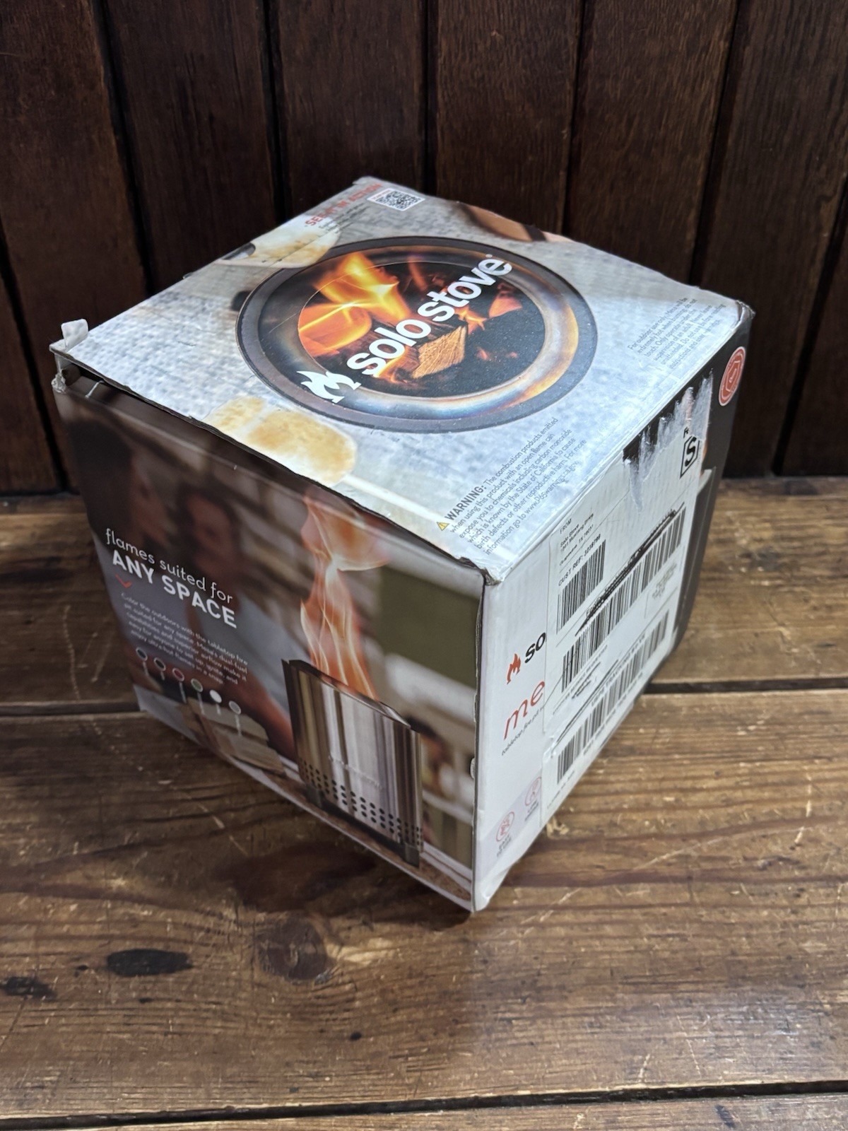 Solo Stove Mesa Outdoor Smokeless Tabletop Fire Pit Ash Color Open Box