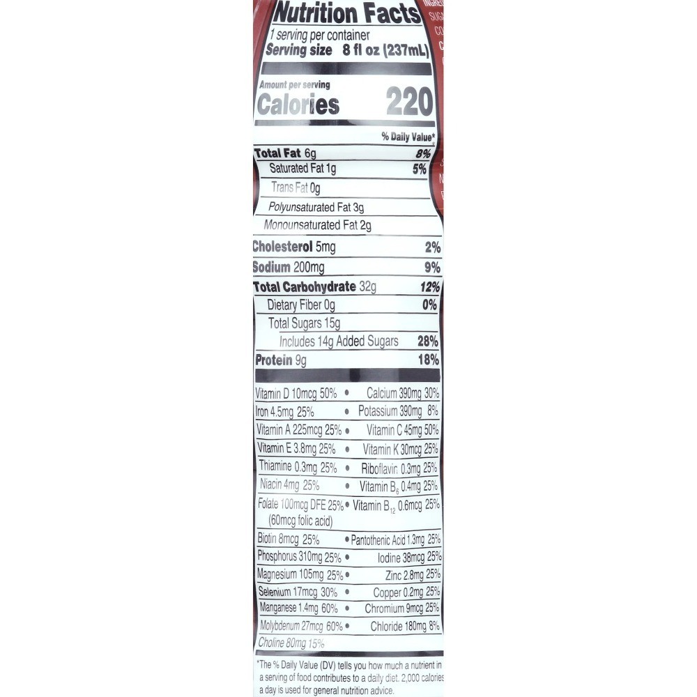 Chocolate Original Nutritional Shake, 8 FL OZ, 6 Count