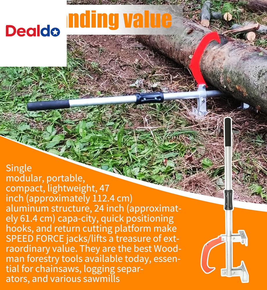 47 Inch Timberjack Forestry/Logging/Log Jack/Chainsaw/Log Lifter/Cant Hook/Timbe