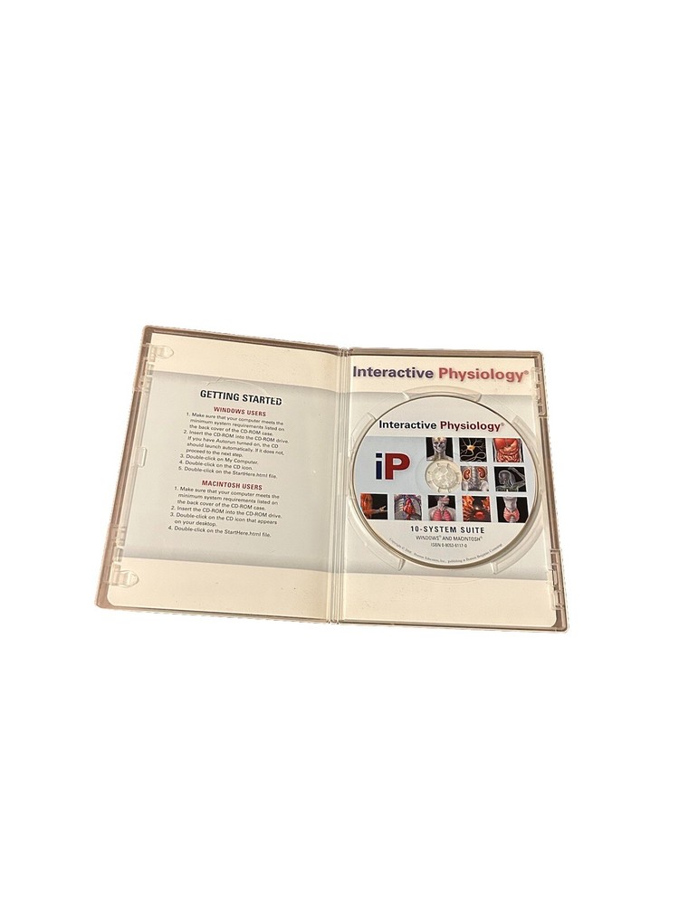 Interactive Physiology 10-System Suite CD-ROM Valuepack Item