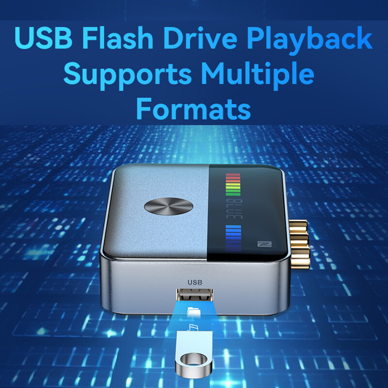 New Bluetooth Transmitter Receiver 3.5mm AUX RCA Coaxial Optical USB NFC Adapter