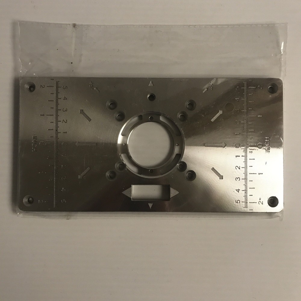 Trimming Machine Flip Board Multi-functional Aluminum Router Table Insert Plate.