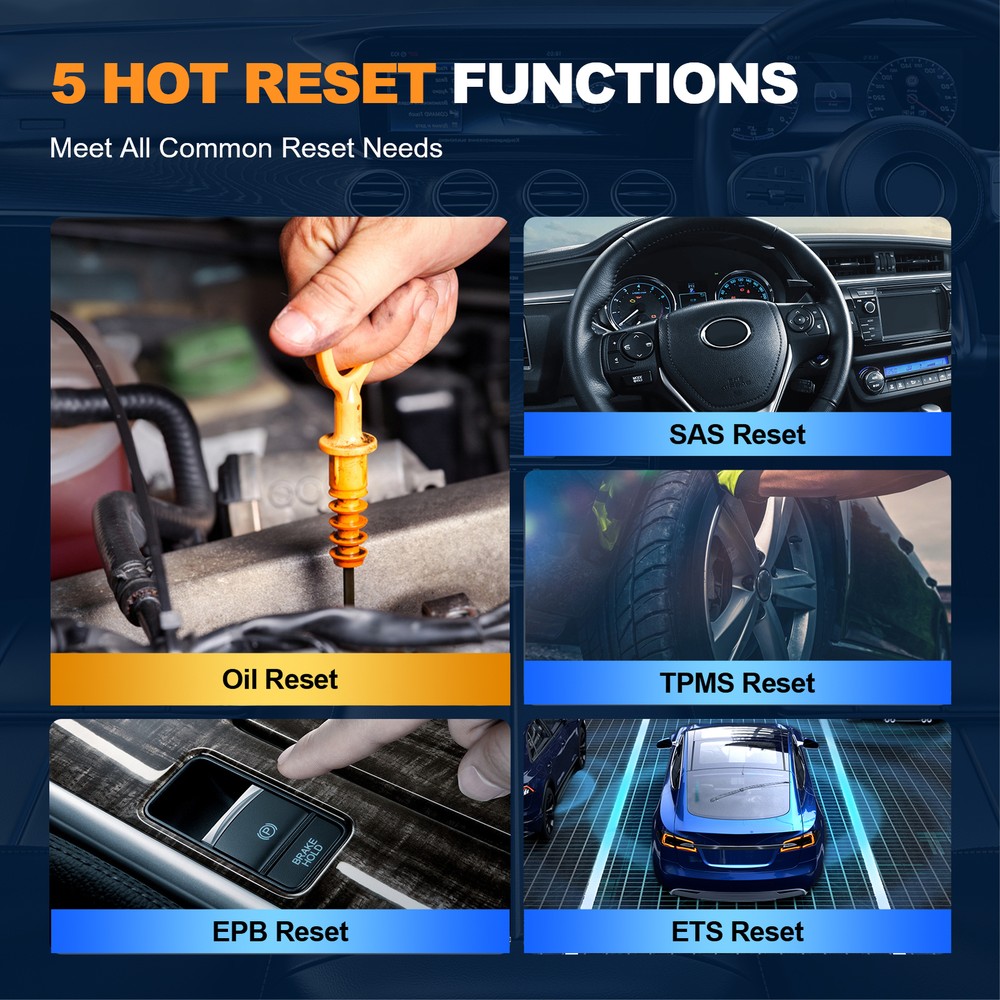 MUCAR CS4 Diagnostic Scanner Tool OBD2 Code Reader Engine SRS ABS Oil EPB SAS US