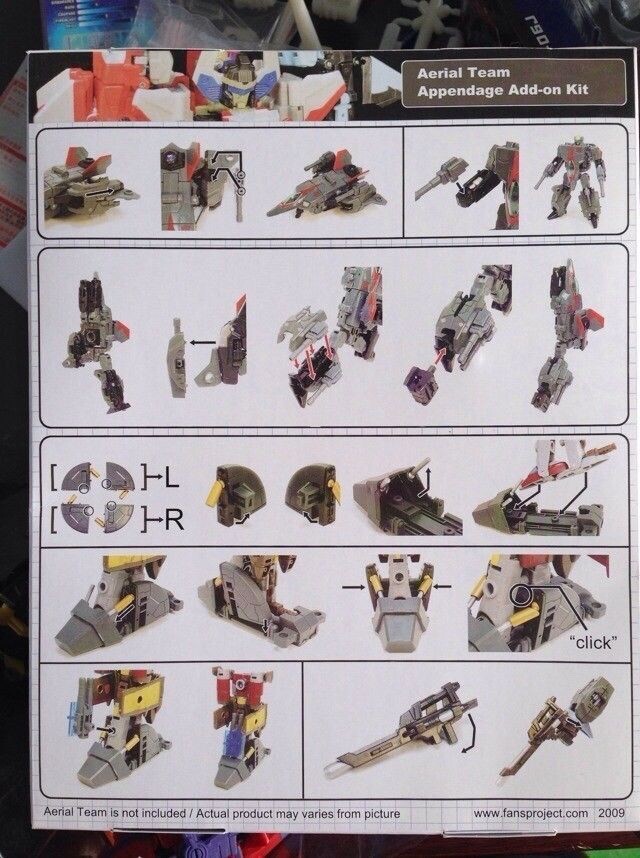 CK TF-CrossFire Aerial team appendage Add-on-kit (Limited White Version)