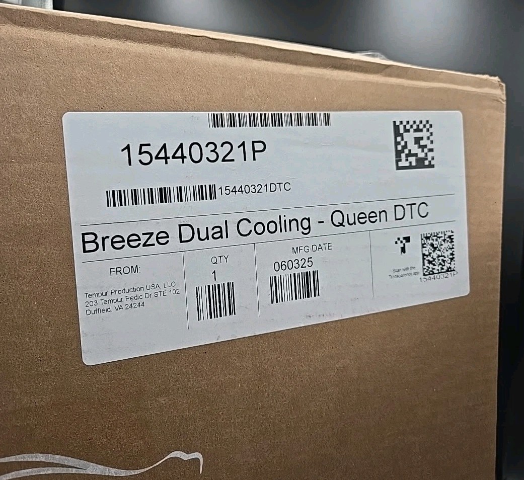 TEMPUR-PEDICBreeze Dual Cooling Pillow, Queen DTC