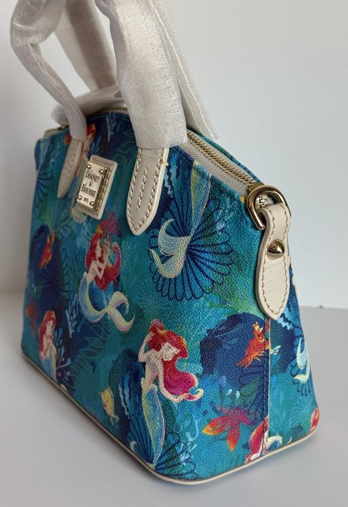 Disney Dooney & Bourke The Little Mermaid Satchel Crossbody Handbag NWT
