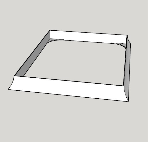 Durable Clay Cutter Rectangle Plate, Round or Sharp Corner, Customize up to 12"