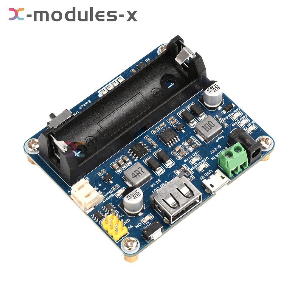 Power Manager Module for 6V~24V Solar Panel Support MPPT USB Battery Charging