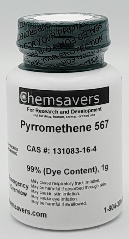 Pyrromethene 567, 99% (Dye Content), 1g