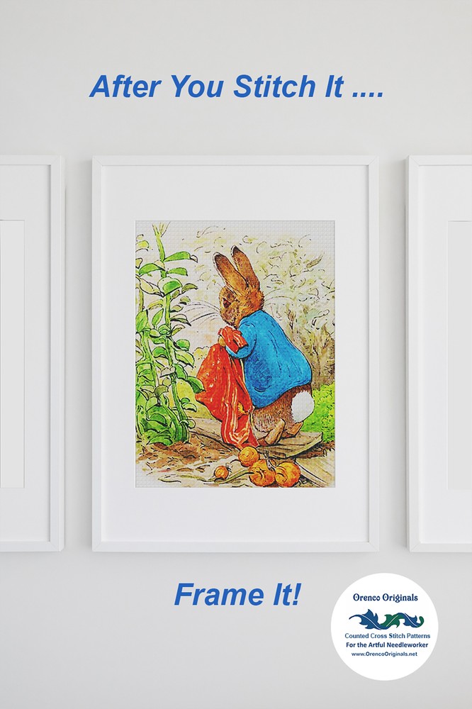 Mouse Hunca Munca Peter Rabbit Beatrix Potter Counted Cross Stitch Pattern